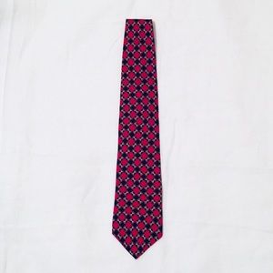 Christian Dior Monsieur Silk Tie red & black 58”